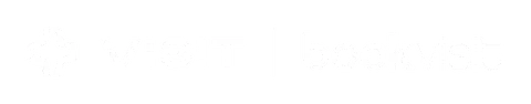 VISIT and BookVisit logo lockup in white